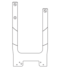 U-shaped Vacuum Fork for Takio Plate