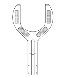 Multi-hole Vacuum Suction Fork