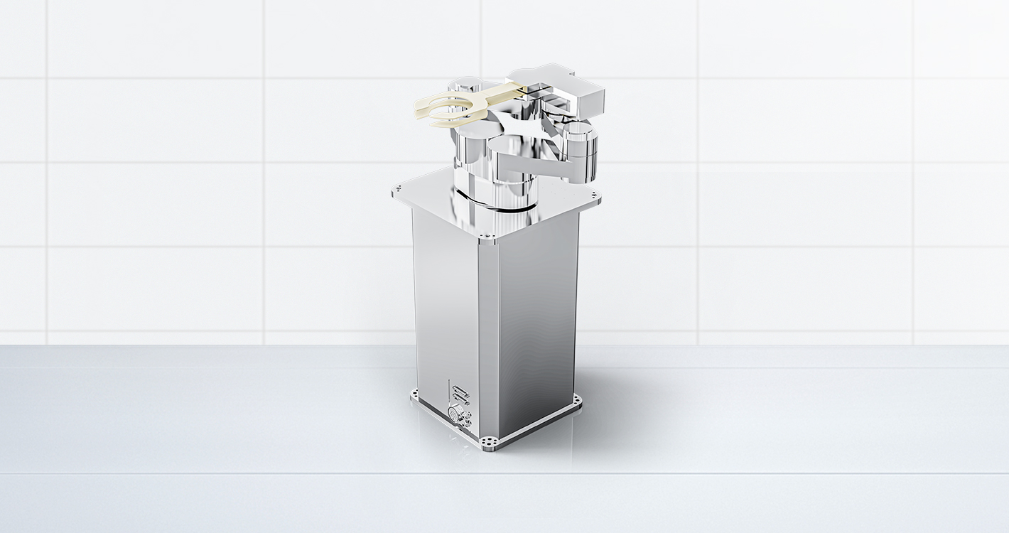 5-AXIS CONTACT BERNOULLI DOUBLE ARM FLIP ROBOT